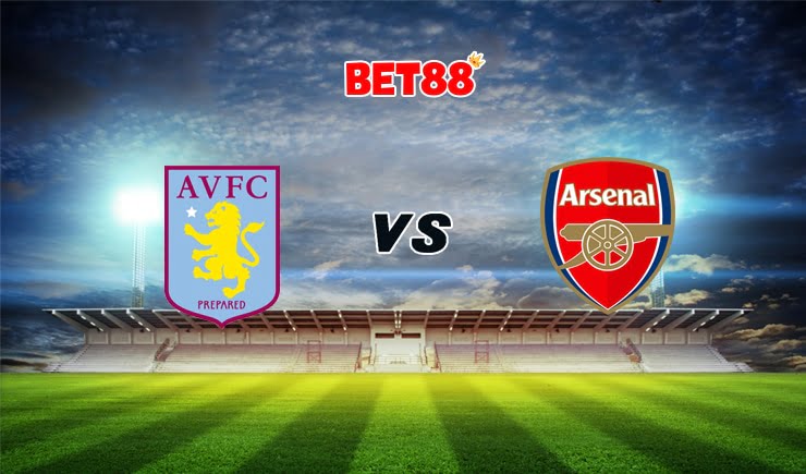 Soi kèo bóng W88 trận đấu Aston Villa vs Arsenal, 19h30 – 06/02