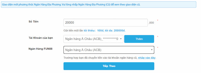 Nạp Tiền kubet19 10 Nạp tiền kubet19 bằng thẻ ngân hàng