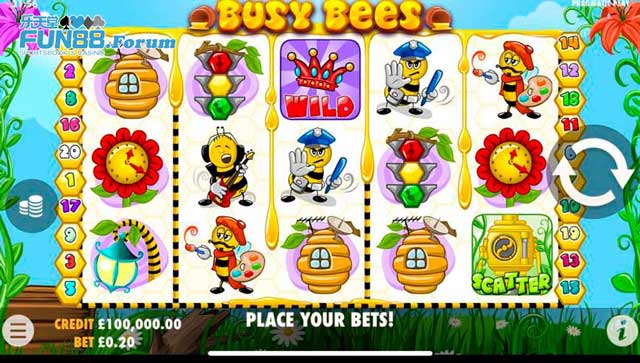 Busy Bees Slot: Hành Trình Tìm Kho Báu Ngọt Ngào Của Ong Vàng! 5 Giới thiệu về game Busy Bees
